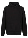 Compass Logo Patch Hoodie Black - STONE ISLAND - BALAAN 2