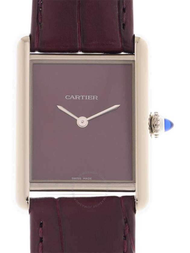 Women's Tank Must Watch Burgundy - CARTIER - BALAAN 2