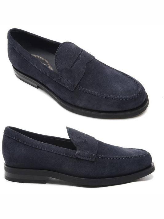 Mocassino Classic Suede Loafers Black - TOD'S - BALAAN.