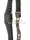 DIASTAR SINTRA black ceramic diamond watch - RADO - BALAAN 5