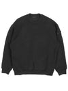 Waffen Patch Ghost Piece Cotton Sweatshirt Black - STONE ISLAND - BALAAN 2