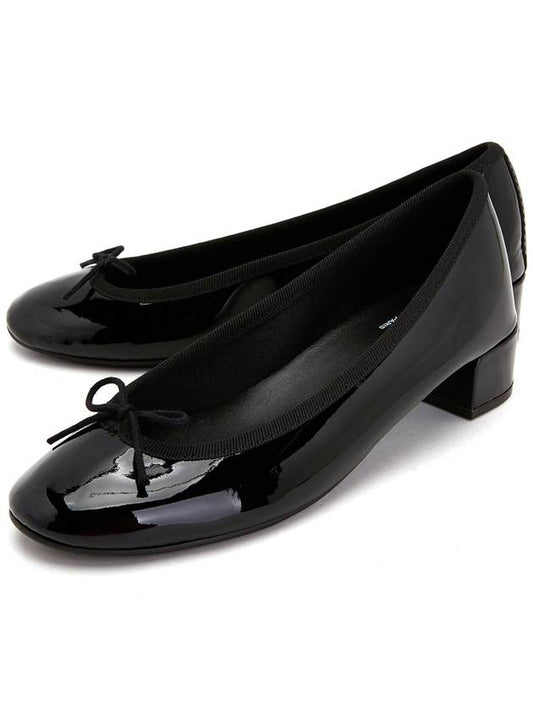 Women's Camille Patent Calfskin Pumps Black - REPETTO - BALAAN 2