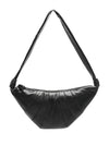 Croissant Medium Soft Nappa Leather Cross Bag Black - LEMAIRE - BALAAN 2