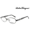 Eyewear Oval Titanium Eyeglasses Black - SALVATORE FERRAGAMO - BALAAN 2