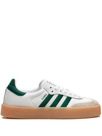 Samba Low Top Sneakers Green White - ADIDAS - BALAAN 1