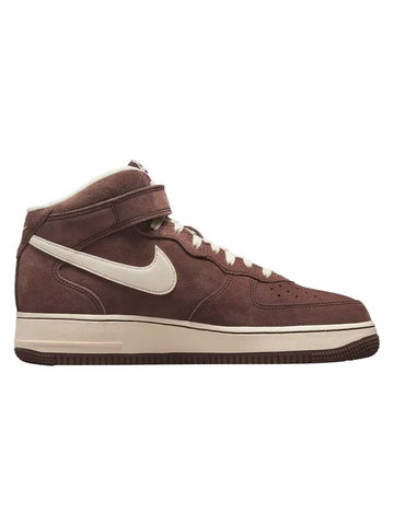 Air Force 1 07 QS Mid Top Sneakers Chocolate - NIKE - BALAAN 1