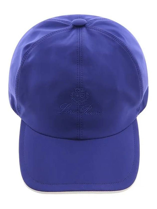 Embroidered Logo Ball Cap Blue - LORO PIANA - BALAAN 2