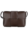 Intrecciato Mini Cross Bag Light Brown - BOTTEGA VENETA - BALAAN 6