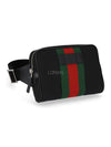 Signature Web Techno Canvas Belt Bag Black - GUCCI - BALAAN 4