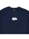 Women's Civile Logo Sweatshirt Dark Navy - A.P.C. - BALAAN 4