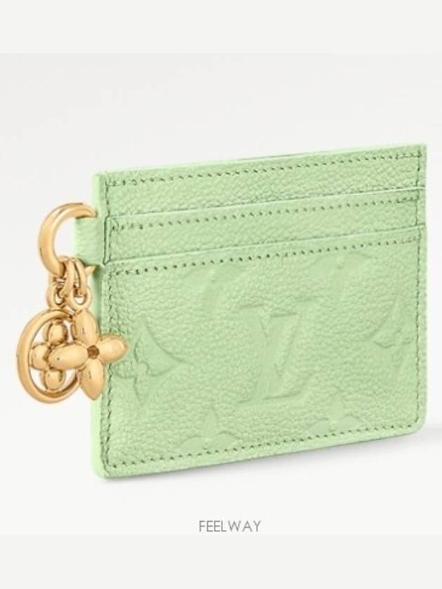 LV Charm Empreinte Monogram Card Wallet Green - LOUIS VUITTON - BALAAN 3