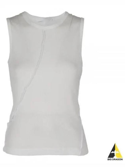 Twisted Muscle Tank Cotton Sleeveless White - HELMUT LANG - BALAAN 2