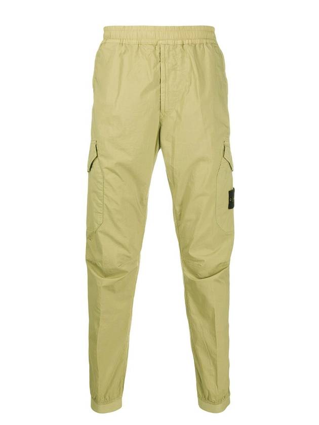 Men's Wappen Cargo Jogger Pants Beige - STONE ISLAND - BALAAN 1