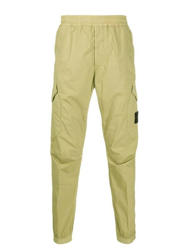 Men's Wappen Cargo Jogger Pants Beige - STONE ISLAND - BALAAN 1