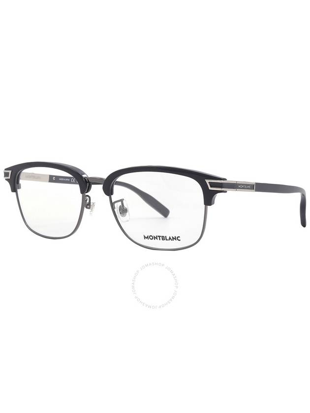 Eyewear Rectangle Metal Eyeglasses Black - MONTBLANC - BALAAN 3