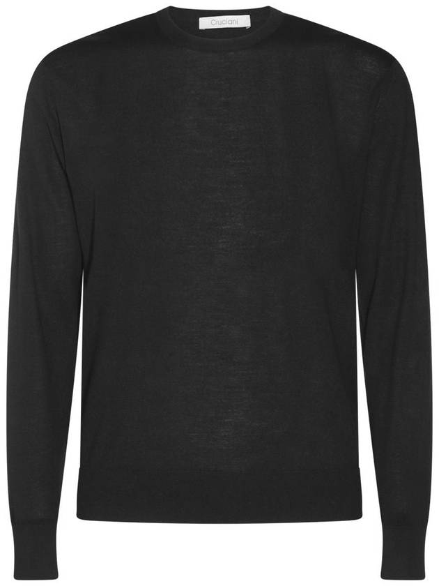 Cruciani Black Wool Knitwear - CRUCIANI - BALAAN 1