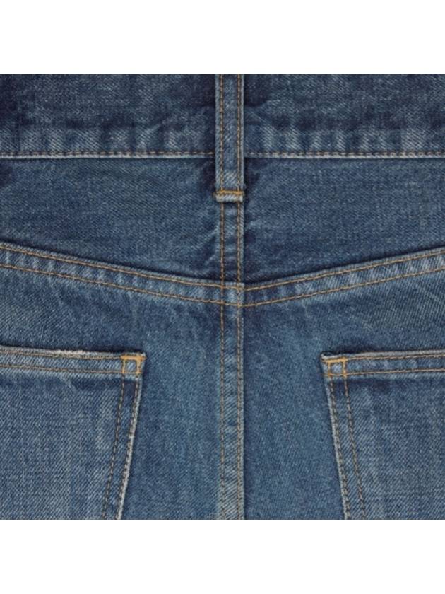 Macro Bootcut Jeans Dark Union Wash - CELINE - BALAAN 5