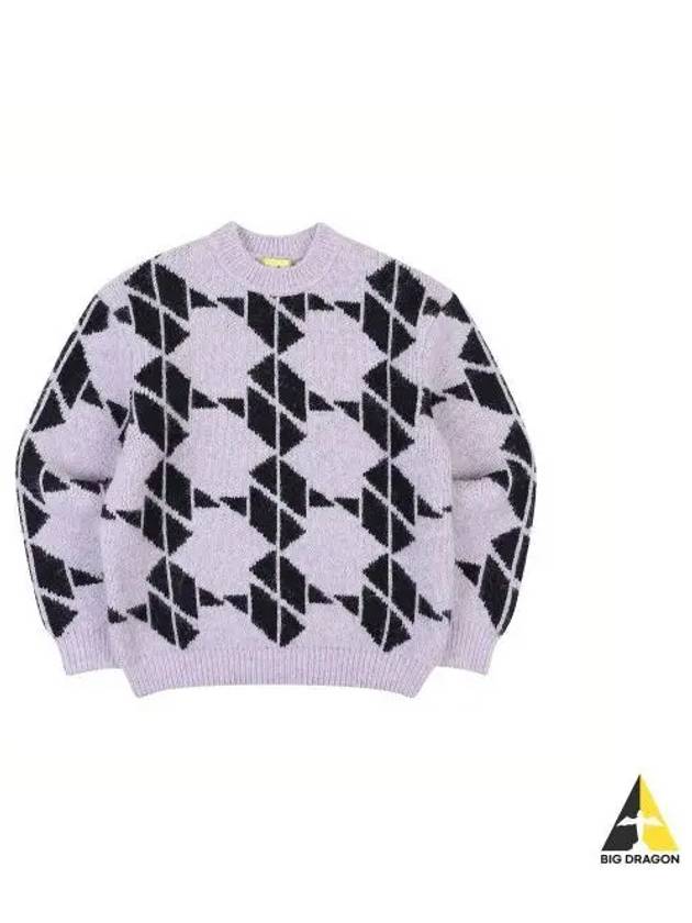 CRS Pattern Pullover 9007 Lavender - KANGOL - BALAAN 1