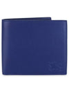 EKD Leather Bifold Half Wallet Blue - BURBERRY - BALAAN 2