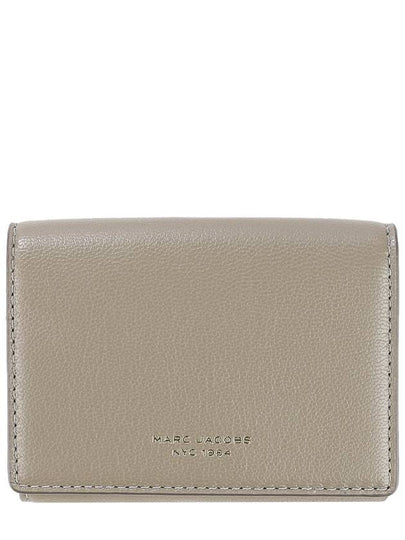 Women's Slim 84 Medium Tri-Fold Half Wallet Grey - MARC JACOBS - BALAAN 2