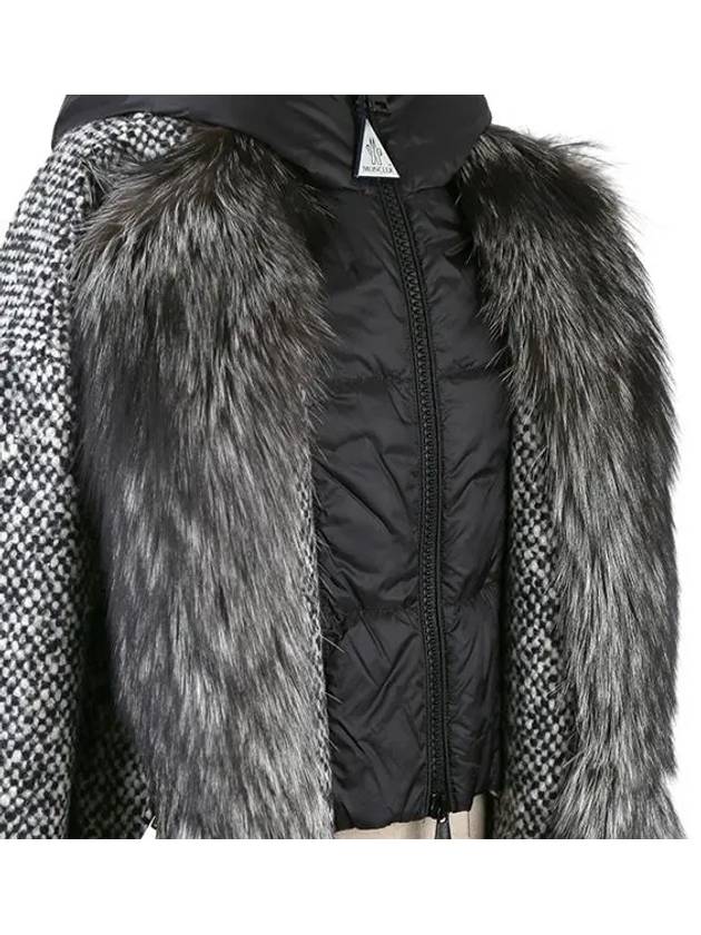 Jea Women's Fox Padded Coat Black GEA_4992410 57932 999 - MONCLER - BALAAN 6