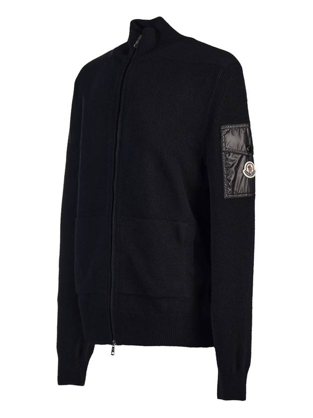 Men's logo patch knit zipup 9B00012 M1241 999 - MONCLER - BALAAN 2