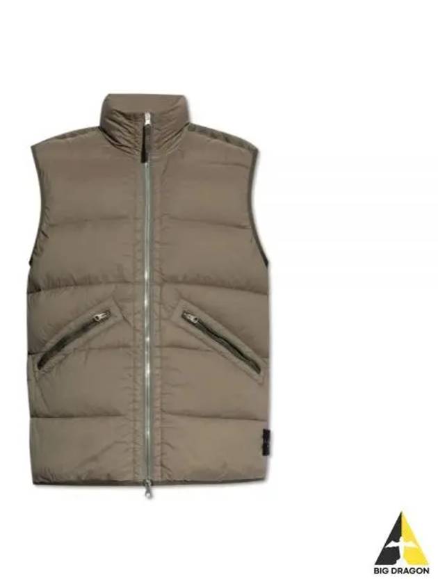 Seamless Tunnel Nylon Down Vest Green - STONE ISLAND - BALAAN 2