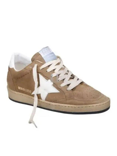 Ball Star Suede Low Top Sneakers Brown - GOLDEN GOOSE - BALAAN 2