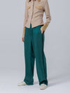 Satin Banding Straight Pants Green - PAGE STUDIO - BALAAN 4