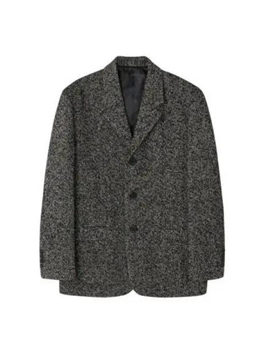 Wool Bokashi Blazer Black - NUAKLE - BALAAN 1