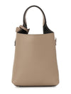 Micro Leather Mini Tote Bag Beige - TOD'S - BALAAN 4