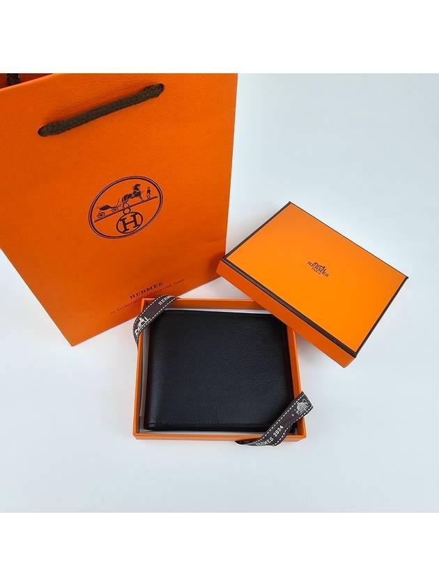 Citizen Twill Card Wallet Noir - HERMES - BALAAN 4