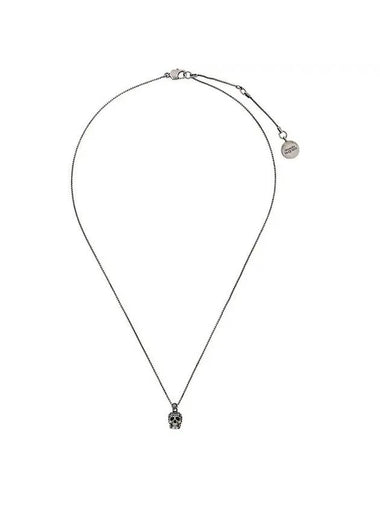 Skull Pendant Necklace Silver - ALEXANDER MCQUEEN - BALAAN 1