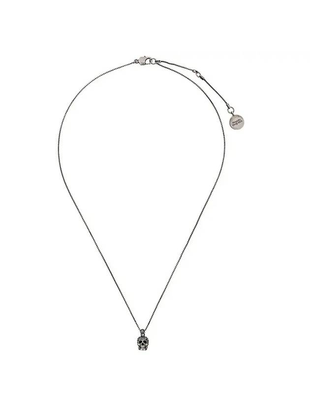 Skull Necklace Silver - ALEXANDER MCQUEEN - BALAAN 1