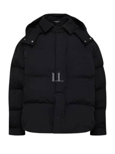 La Doudoune Chemise Zip-up Snap Button Puff Parka Black - JACQUEMUS - BALAAN 2