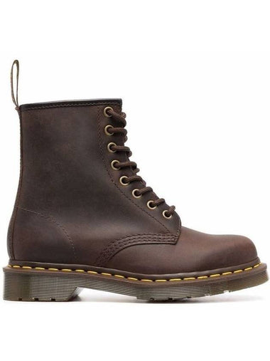 1460 Crazy Horse Leather Worker Boots Brown - DR. MARTENS - BALAAN 1