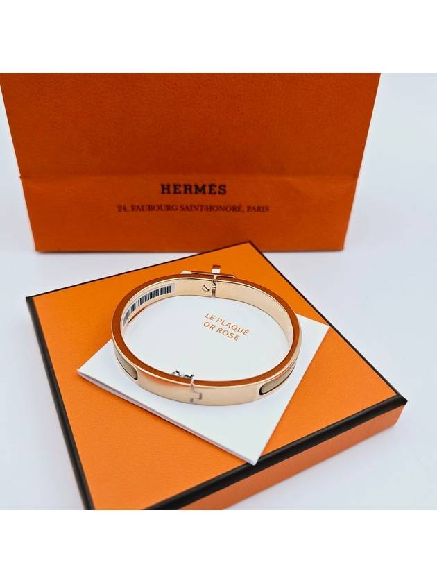 Mini Click Kelly Bracelet Saber Rose Gold H200004F OA1PM - HERMES - BALAAN 3