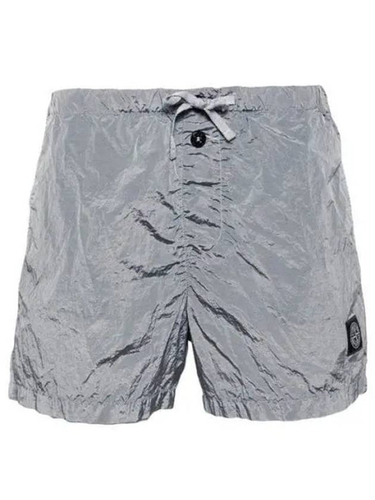 8015B0643 Logo Nylon Metal Swim Shorts 1052372 - STONE ISLAND - BALAAN 1