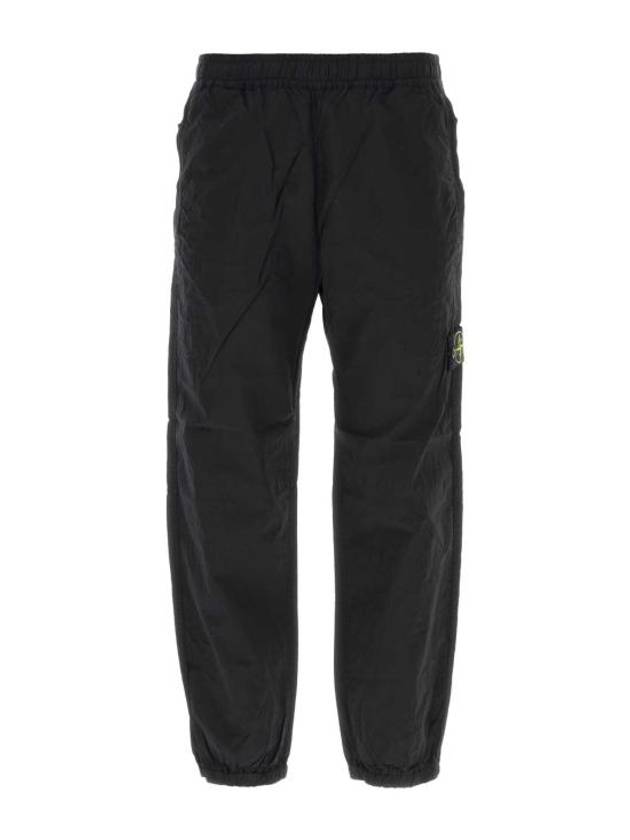 Econyl Regenerated Nylon Baggy Pants Black - STONE ISLAND - BALAAN 1