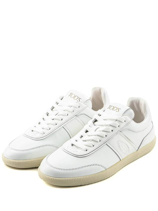 Leather Low Top Sneakers White - TOD'S - BALAAN 2