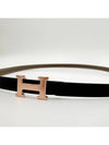 Focus Belt 13mm Women s Double Sided Reversible Leather Strap Etope H065538CABD - HERMES - BALAAN 4