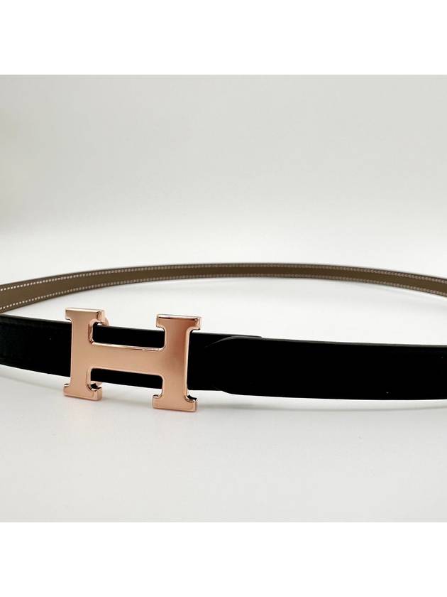 Focus Belt 13mm Women s Double Sided Reversible Leather Strap Etope H065538CABD - HERMES - BALAAN 4