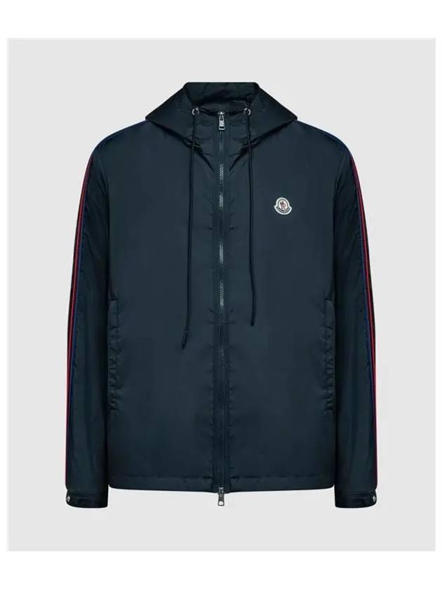 Hattab Hooded Jacket Navy - MONCLER - BALAAN 2