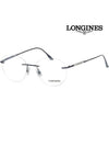 Glasses frame LG5002H 090 round rimless glasses - LONGINES - BALAAN 1