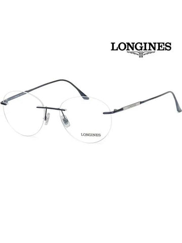 Glasses frame LG5002H 090 round rimless glasses - LONGINES - BALAAN 1