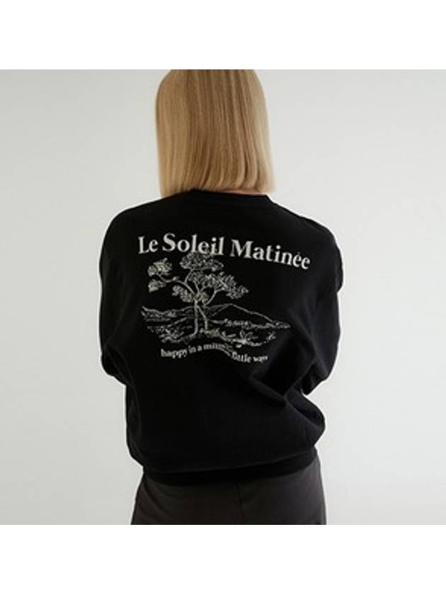 Luster Nature Sweat Shirt Black - LE SOLEIL MATINEE - BALAAN 3