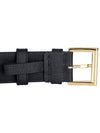 Saffiano Leather Beltt Nero - PRADA - BALAAN 8