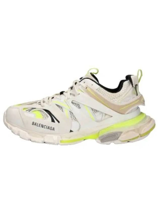 track sneakers white fluo yellow - BALENCIAGA - BALAAN 1