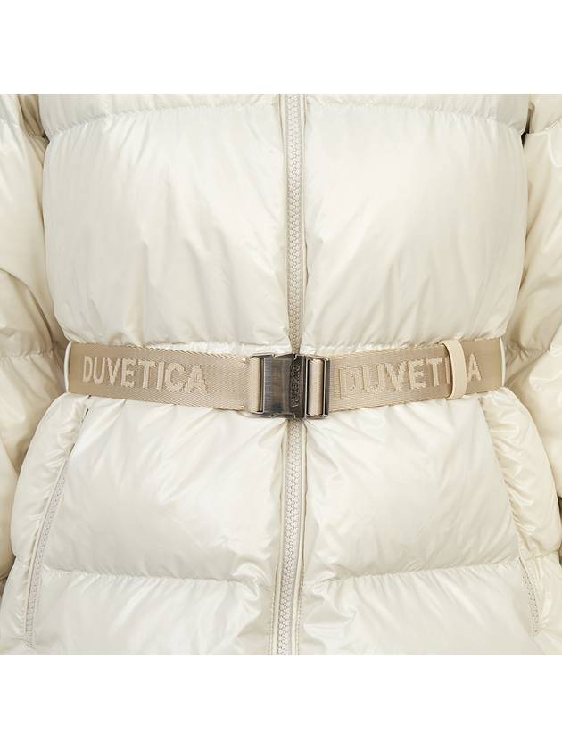 Belted Heavy Down Padding Ivory - DUVETICA - BALAAN 10