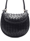 Intrecciato Gemelli Small Shoulder Bag Black - BOTTEGA VENETA - BALAAN 2